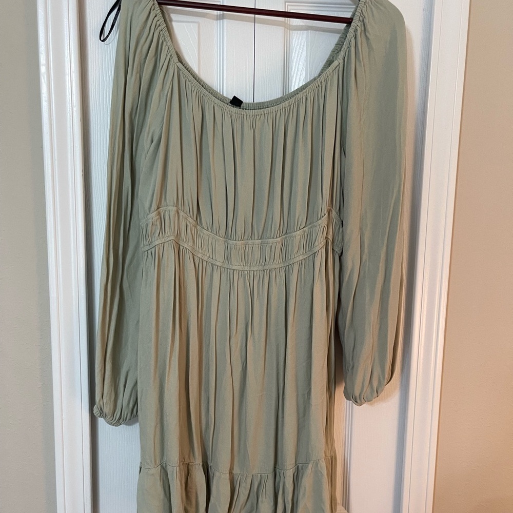 Forever 21 Light Olive Dress